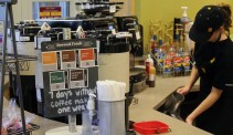 Java City brews five different flavors fresh everyday in the Central Michigan University's Park Library on Oct. 17, 2017.